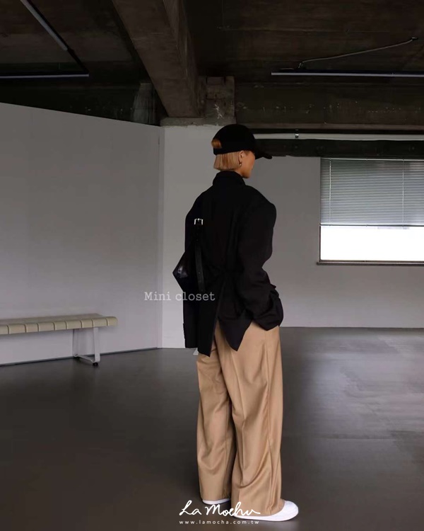 霧面光澤西裝寬褲(闆娘清單)
